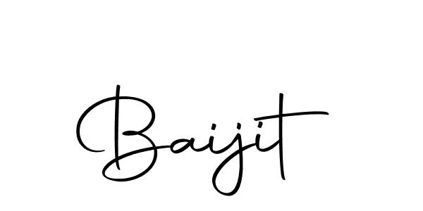 Use a signature maker to create a handwritten signature online. With this signature software, you can design (Autography-DOLnW) your own signature for name Baijit. Baijit signature style 10 images and pictures png