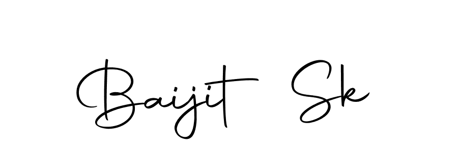 You should practise on your own different ways (Autography-DOLnW) to write your name (Baijit Sk) in signature. don't let someone else do it for you. Baijit Sk signature style 10 images and pictures png