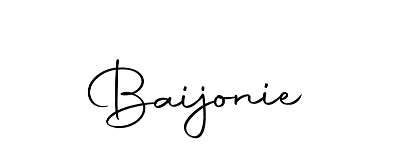 Make a short Baijonie signature style. Manage your documents anywhere anytime using Autography-DOLnW. Create and add eSignatures, submit forms, share and send files easily. Baijonie signature style 10 images and pictures png