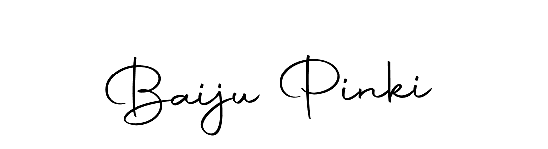 The best way (Autography-DOLnW) to make a short signature is to pick only two or three words in your name. The name Baiju Pinki include a total of six letters. For converting this name. Baiju Pinki signature style 10 images and pictures png
