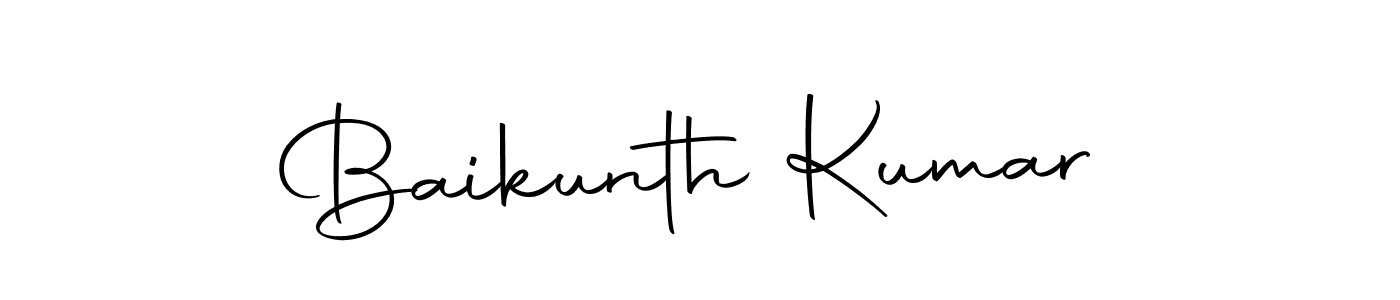 Make a beautiful signature design for name Baikunth Kumar. With this signature (Autography-DOLnW) style, you can create a handwritten signature for free. Baikunth Kumar signature style 10 images and pictures png