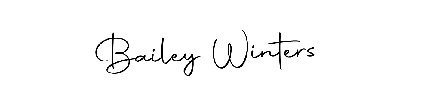 Create a beautiful signature design for name Bailey Winters. With this signature (Autography-DOLnW) fonts, you can make a handwritten signature for free. Bailey Winters signature style 10 images and pictures png