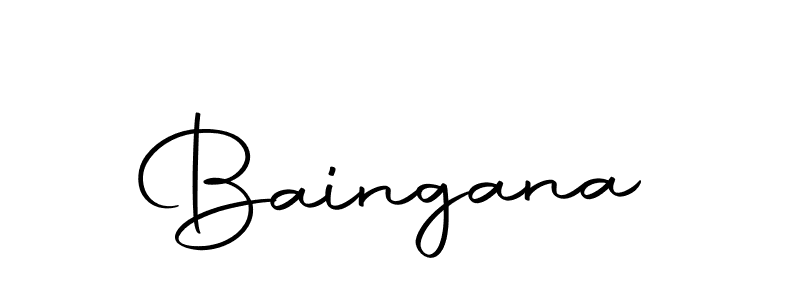 You should practise on your own different ways (Autography-DOLnW) to write your name (Baingana) in signature. don't let someone else do it for you. Baingana signature style 10 images and pictures png