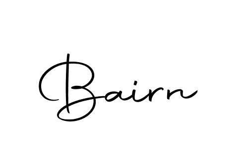 Use a signature maker to create a handwritten signature online. With this signature software, you can design (Autography-DOLnW) your own signature for name Bairn. Bairn signature style 10 images and pictures png