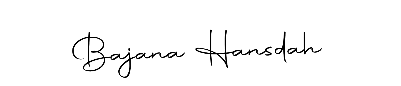 Also we have Bajana Hansdah name is the best signature style. Create professional handwritten signature collection using Autography-DOLnW autograph style. Bajana Hansdah signature style 10 images and pictures png