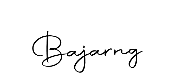 How to make Bajarng name signature. Use Autography-DOLnW style for creating short signs online. This is the latest handwritten sign. Bajarng signature style 10 images and pictures png