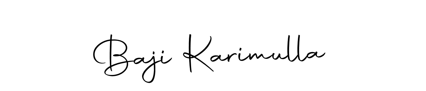 Create a beautiful signature design for name Baji Karimulla. With this signature (Autography-DOLnW) fonts, you can make a handwritten signature for free. Baji Karimulla signature style 10 images and pictures png