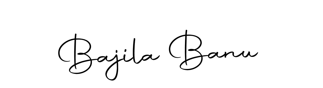 The best way (Autography-DOLnW) to make a short signature is to pick only two or three words in your name. The name Bajila Banu include a total of six letters. For converting this name. Bajila Banu signature style 10 images and pictures png