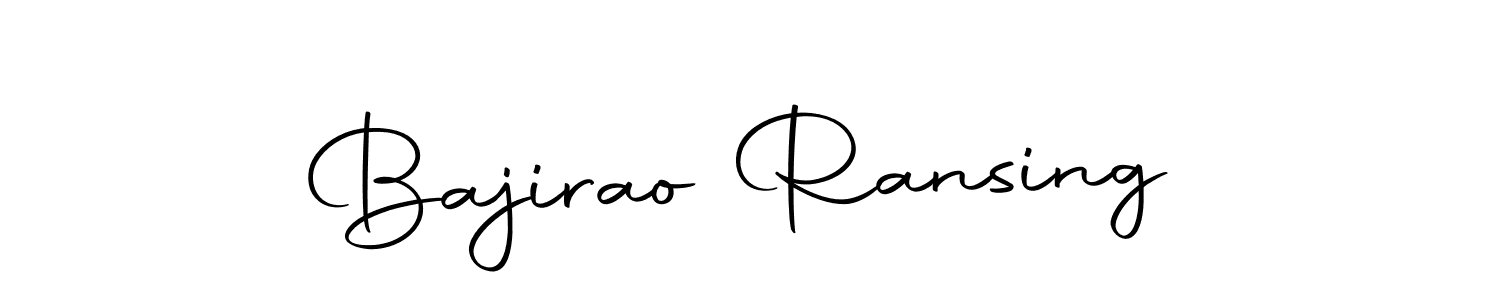 Make a beautiful signature design for name Bajirao Ransing. With this signature (Autography-DOLnW) style, you can create a handwritten signature for free. Bajirao Ransing signature style 10 images and pictures png