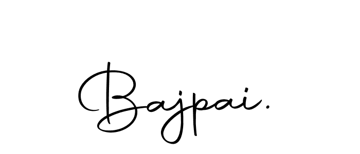 Use a signature maker to create a handwritten signature online. With this signature software, you can design (Autography-DOLnW) your own signature for name Bajpai.. Bajpai. signature style 10 images and pictures png