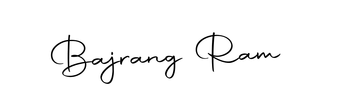 Design your own signature with our free online signature maker. With this signature software, you can create a handwritten (Autography-DOLnW) signature for name Bajrang Ram. Bajrang Ram signature style 10 images and pictures png