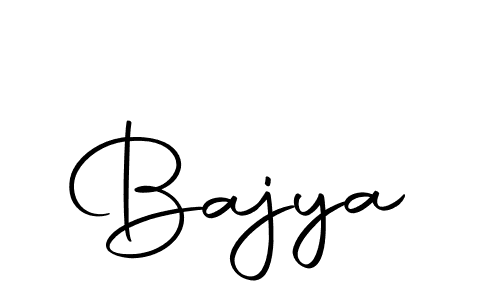 Make a beautiful signature design for name Bajya. With this signature (Autography-DOLnW) style, you can create a handwritten signature for free. Bajya signature style 10 images and pictures png