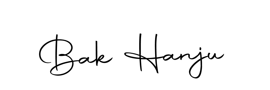 It looks lik you need a new signature style for name Bak Hanju. Design unique handwritten (Autography-DOLnW) signature with our free signature maker in just a few clicks. Bak Hanju signature style 10 images and pictures png