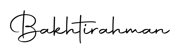 Quickly download Bakhtirahman name signature in high-resolution PNG using Autography-DOLnW style. Ready to insert into PDFs and online applications. Bakhtirahman signature style 10 images and pictures png