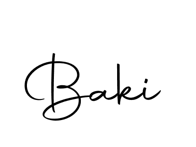 Use a signature maker to create a handwritten signature online. With this signature software, you can design (Autography-DOLnW) your own signature for name Baki. Baki signature style 10 images and pictures png