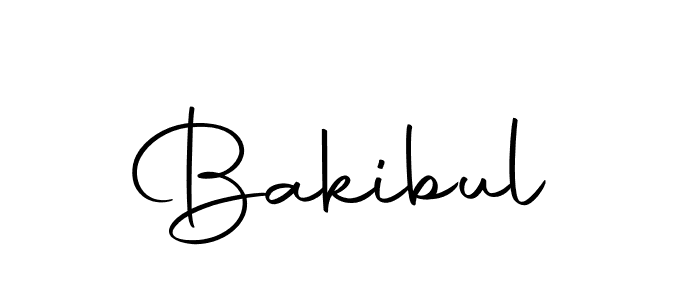 You should practise on your own different ways (Autography-DOLnW) to write your name (Bakibul) in signature. don't let someone else do it for you. Bakibul signature style 10 images and pictures png