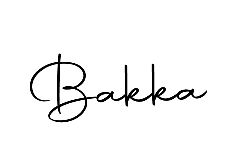 Create a beautiful signature design for name Bakka. With this signature (Autography-DOLnW) fonts, you can make a handwritten signature for free. Bakka signature style 10 images and pictures png