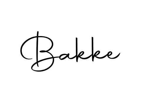 You should practise on your own different ways (Autography-DOLnW) to write your name (Bakke) in signature. don't let someone else do it for you. Bakke signature style 10 images and pictures png