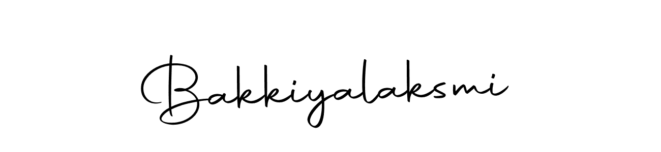 Use a signature maker to create a handwritten signature online. With this signature software, you can design (Autography-DOLnW) your own signature for name Bakkiyalaksmi. Bakkiyalaksmi signature style 10 images and pictures png