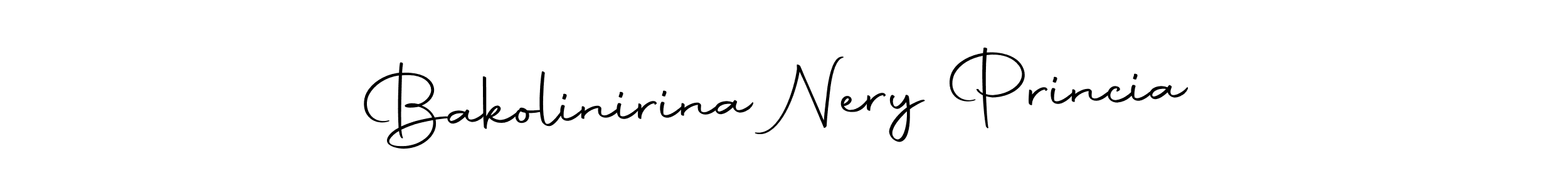 Also we have Bakolinirina Nery Princia name is the best signature style. Create professional handwritten signature collection using Autography-DOLnW autograph style. Bakolinirina Nery Princia signature style 10 images and pictures png