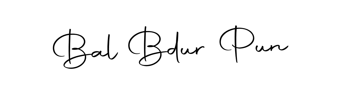 if you are searching for the best signature style for your name Bal Bdur Pun. so please give up your signature search. here we have designed multiple signature styles  using Autography-DOLnW. Bal Bdur Pun signature style 10 images and pictures png