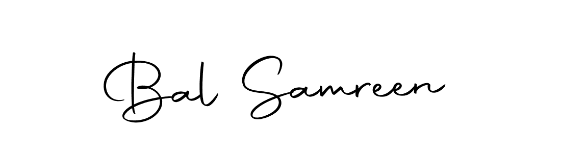 Make a beautiful signature design for name Bal Samreen. With this signature (Autography-DOLnW) style, you can create a handwritten signature for free. Bal Samreen signature style 10 images and pictures png