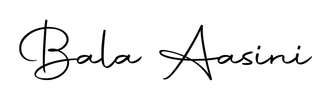 The Autography-DOLnW font transforms the name Bala Aasini into an executive sign with sharp precision and distinguished character. Bala Aasini signature style 10 images and pictures png