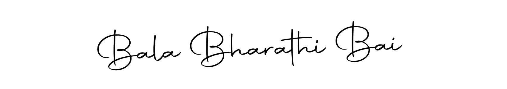 You should practise on your own different ways (Autography-DOLnW) to write your name (Bala Bharathi Bai) in signature. don't let someone else do it for you. Bala Bharathi Bai signature style 10 images and pictures png