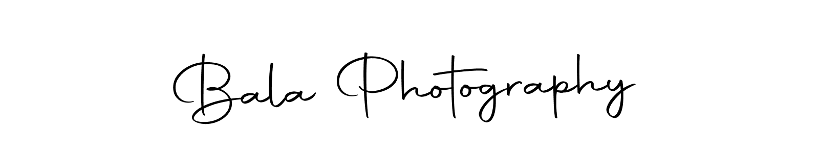 Design your own signature with our free online signature maker. With this signature software, you can create a handwritten (Autography-DOLnW) signature for name Bala Photography. Bala Photography signature style 10 images and pictures png