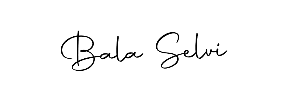 Create a beautiful signature design for name Bala Selvi. With this signature (Autography-DOLnW) fonts, you can make a handwritten signature for free. Bala Selvi signature style 10 images and pictures png