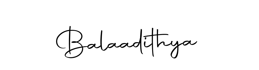 Design your own signature with our free online signature maker. With this signature software, you can create a handwritten (Autography-DOLnW) signature for name Balaadithya. Balaadithya signature style 10 images and pictures png