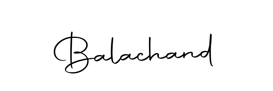 Design your own signature with our free online signature maker. With this signature software, you can create a handwritten (Autography-DOLnW) signature for name Balachand. Balachand signature style 10 images and pictures png