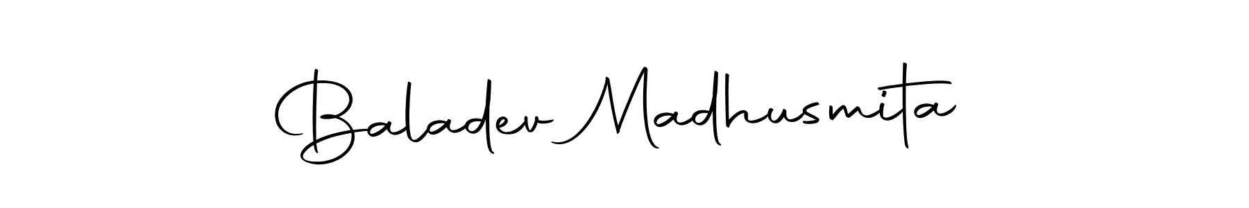 Make a beautiful signature design for name Baladev Madhusmita. Use this online signature maker to create a handwritten signature for free. Baladev Madhusmita signature style 10 images and pictures png