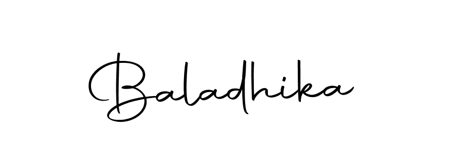 The best way (Autography-DOLnW) to make a short signature is to pick only two or three words in your name. The name Baladhika include a total of six letters. For converting this name. Baladhika signature style 10 images and pictures png