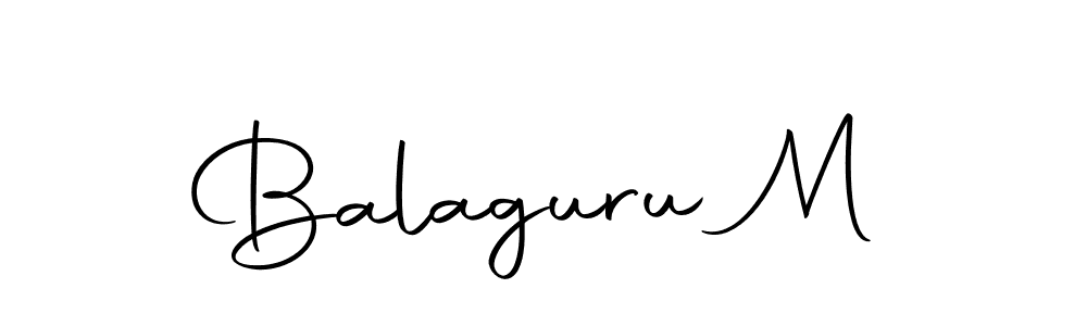 The best way (Autography-DOLnW) to make a short signature is to pick only two or three words in your name. The name Balaguru M include a total of six letters. For converting this name. Balaguru M signature style 10 images and pictures png