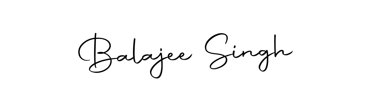 Create a beautiful signature design for name Balajee Singh. With this signature (Autography-DOLnW) fonts, you can make a handwritten signature for free. Balajee Singh signature style 10 images and pictures png