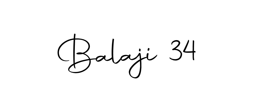 Design your own signature with our free online signature maker. With this signature software, you can create a handwritten (Autography-DOLnW) signature for name Balaji 34. Balaji 34 signature style 10 images and pictures png