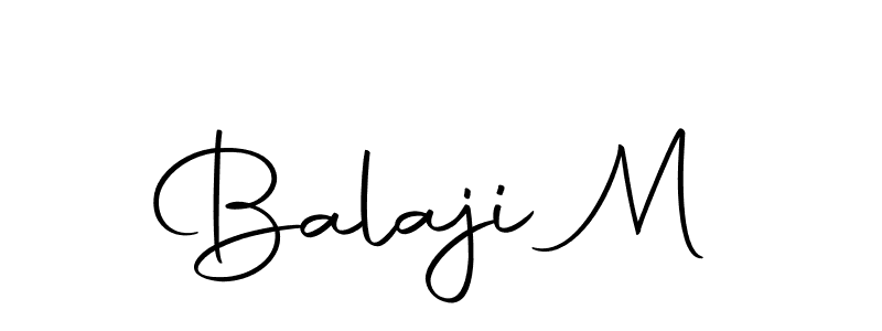 Use a signature maker to create a handwritten signature online. With this signature software, you can design (Autography-DOLnW) your own signature for name Balaji M. Balaji M signature style 10 images and pictures png