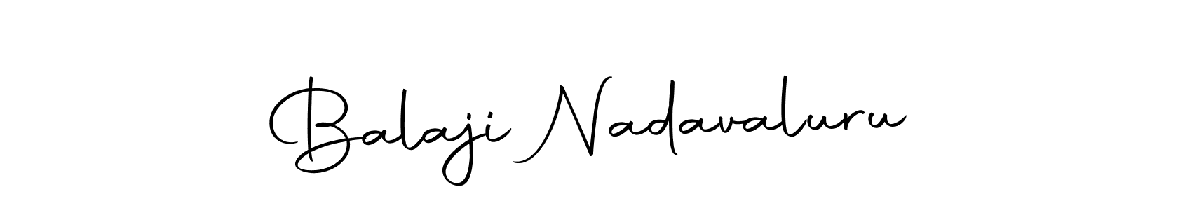 Here are the top 10 professional signature styles for the name Balaji Nadavaluru. These are the best autograph styles you can use for your name. Balaji Nadavaluru signature style 10 images and pictures png