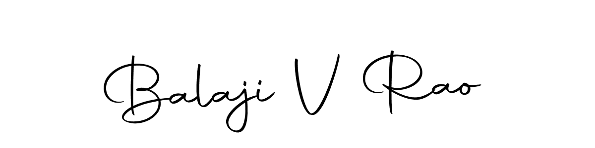 Make a beautiful signature design for name Balaji V Rao. With this signature (Autography-DOLnW) style, you can create a handwritten signature for free. Balaji V Rao signature style 10 images and pictures png