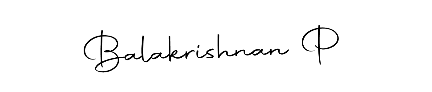 Here are the top 10 professional signature styles for the name Balakrishnan P. These are the best autograph styles you can use for your name. Balakrishnan P signature style 10 images and pictures png