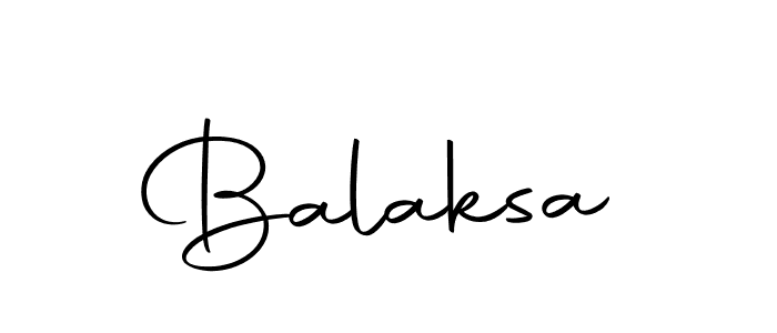 Use a signature maker to create a handwritten signature online. With this signature software, you can design (Autography-DOLnW) your own signature for name Balaksa. Balaksa signature style 10 images and pictures png