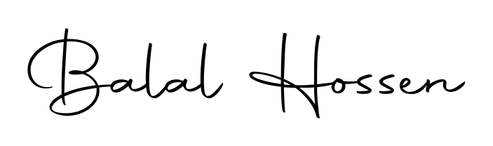 Discover the perfect balance of readability and style for Balal Hossen with Autography-DOLnW font. Create your dream signature today. Balal Hossen signature style 10 images and pictures png