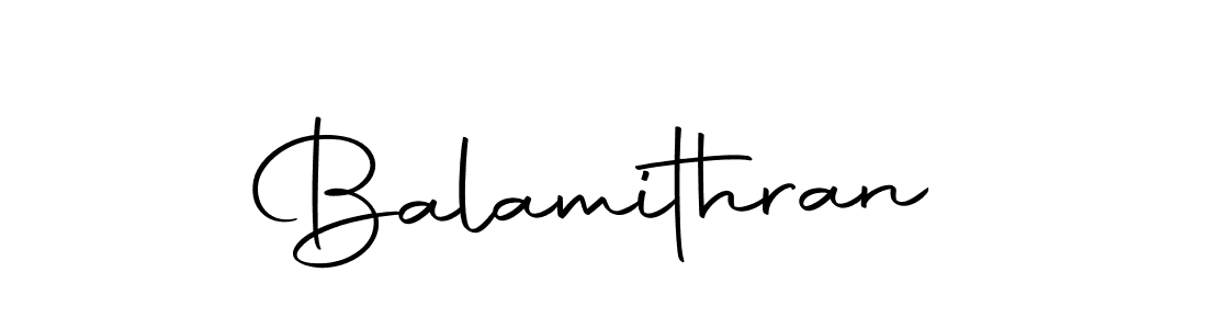 Design your own signature with our free online signature maker. With this signature software, you can create a handwritten (Autography-DOLnW) signature for name Balamithran. Balamithran signature style 10 images and pictures png