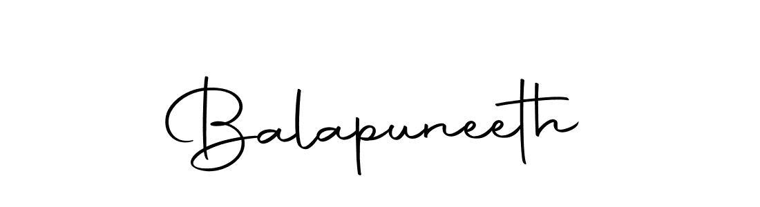 Similarly Autography-DOLnW is the best handwritten signature design. Signature creator online .You can use it as an online autograph creator for name Balapuneeth. Balapuneeth signature style 10 images and pictures png