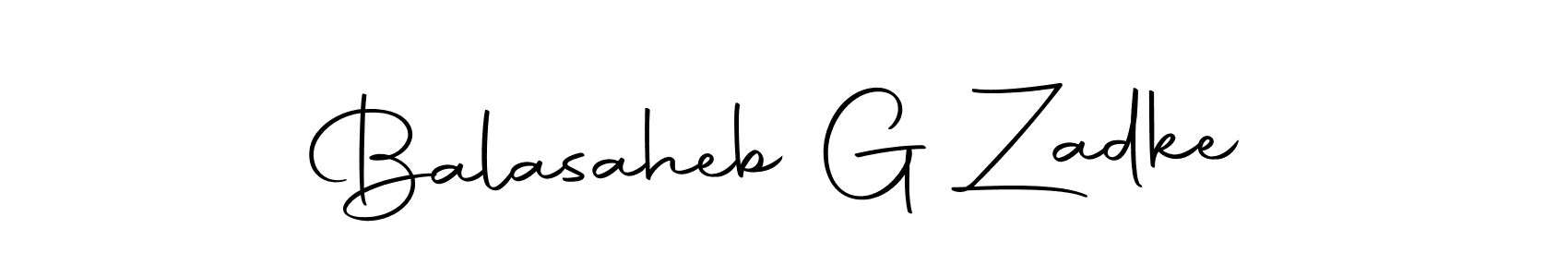 How to make Balasaheb G Zadke signature? Autography-DOLnW is a professional autograph style. Create handwritten signature for Balasaheb G Zadke name. Balasaheb G Zadke signature style 10 images and pictures png