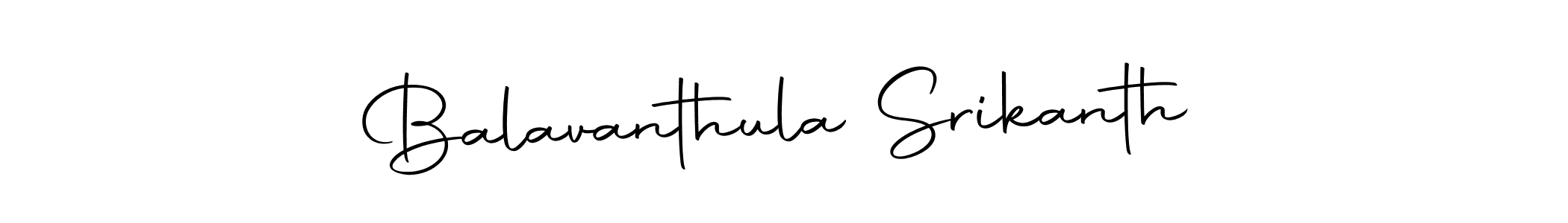 Make a short Balavanthula Srikanth signature style. Manage your documents anywhere anytime using Autography-DOLnW. Create and add eSignatures, submit forms, share and send files easily. Balavanthula Srikanth signature style 10 images and pictures png