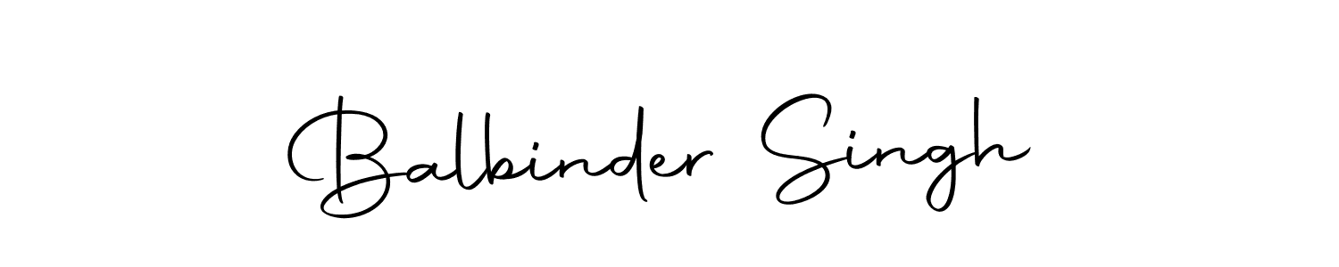 Create a beautiful signature design for name Balbinder Singh. With this signature (Autography-DOLnW) fonts, you can make a handwritten signature for free. Balbinder Singh signature style 10 images and pictures png