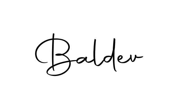 Make a beautiful signature design for name Baldev. With this signature (Autography-DOLnW) style, you can create a handwritten signature for free. Baldev signature style 10 images and pictures png