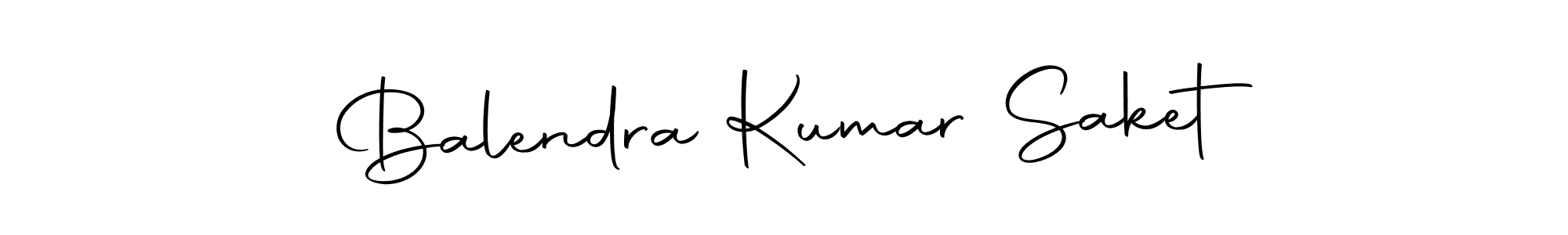 You can use this online signature creator to create a handwritten signature for the name Balendra Kumar Saket. This is the best online autograph maker. Balendra Kumar Saket signature style 10 images and pictures png